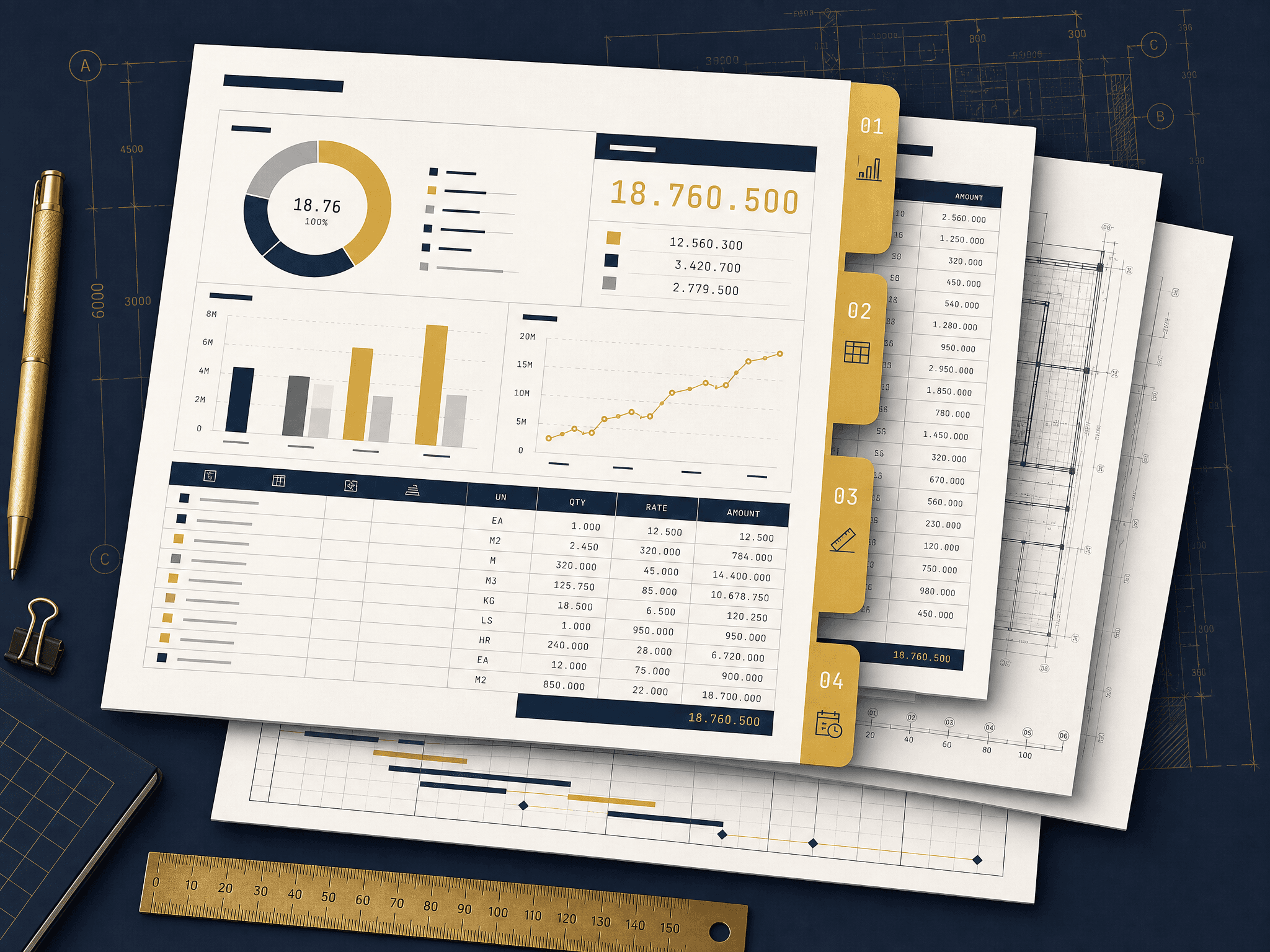 Budget Pack export — Eden Tally interface example